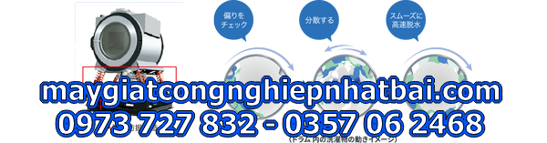Kết cấu giảm chấn của máy giặt công nghiệp Sanyo